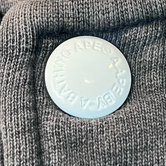 AAPE by A Bathing Ape Size Large Camouflage Varsity Snap Button Jacket - Picture 16 of 16